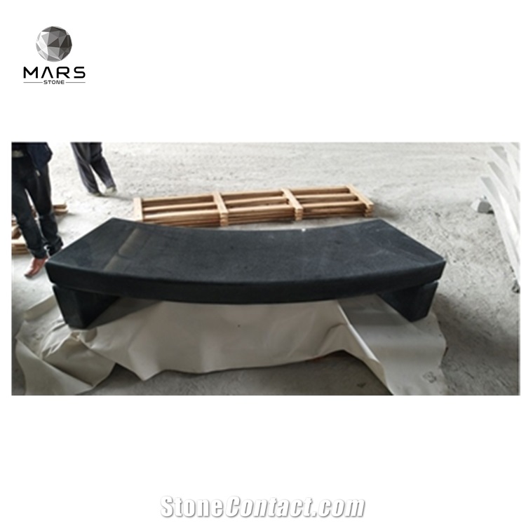 2021 Black Granite For Long Benches Block Bench Stone